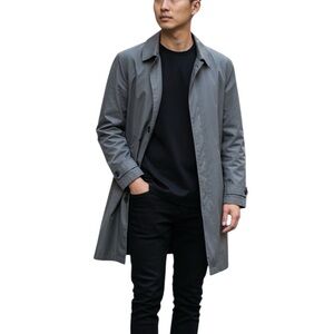 Geox Respira Men's Charcoal Raincoat